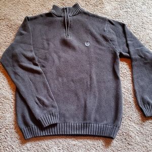 Chaps Zip Up Turtleneck Sweater, size Large